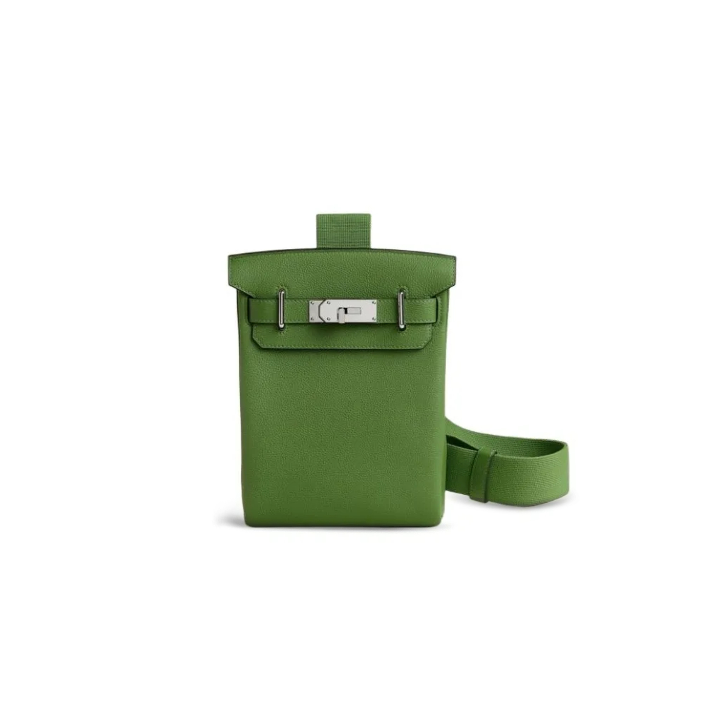 H*R*ES MASTER HAC A DOS PM BACKPACK TOGO LEATHER SIL*VER HARDWARE H083589CKA8 (28*18*8cm)